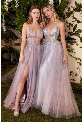 ANDREA & LE0 A0850 DAPHENE TULLE GOWN