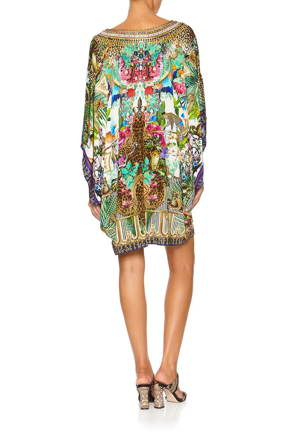 BAT SLEEVE DRESS CHAMPAGNE COAST
