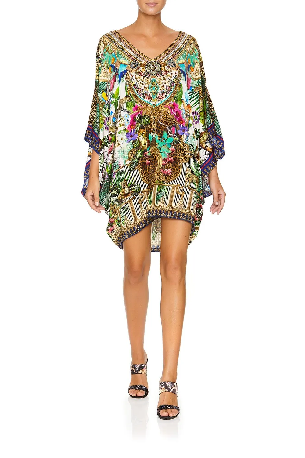 BAT SLEEVE DRESS CHAMPAGNE COAST