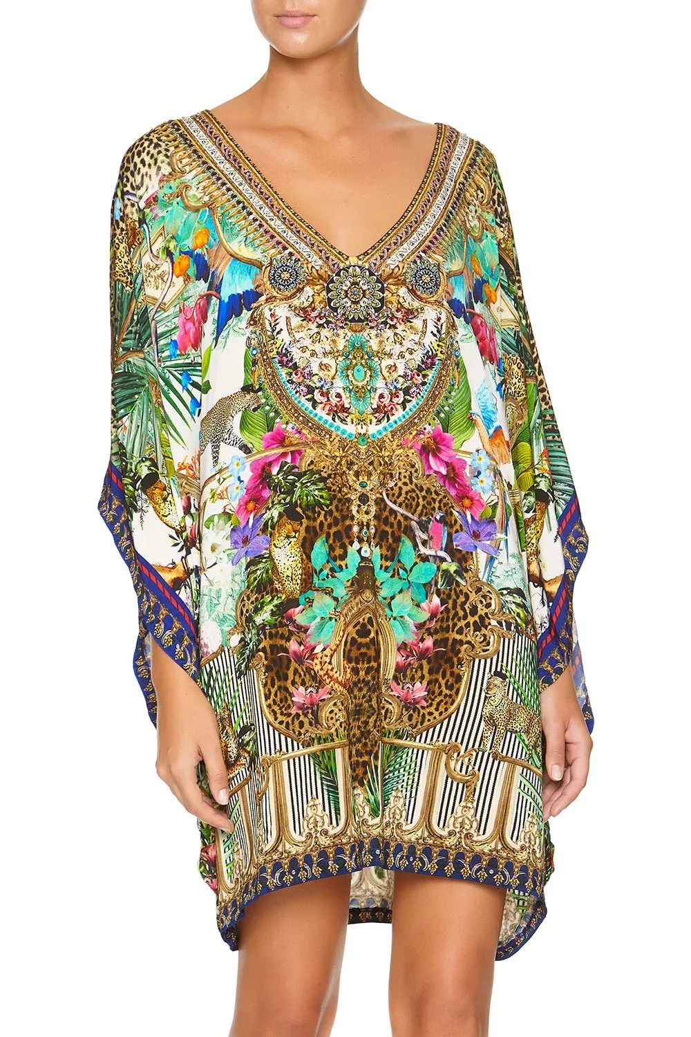 BAT SLEEVE DRESS CHAMPAGNE COAST