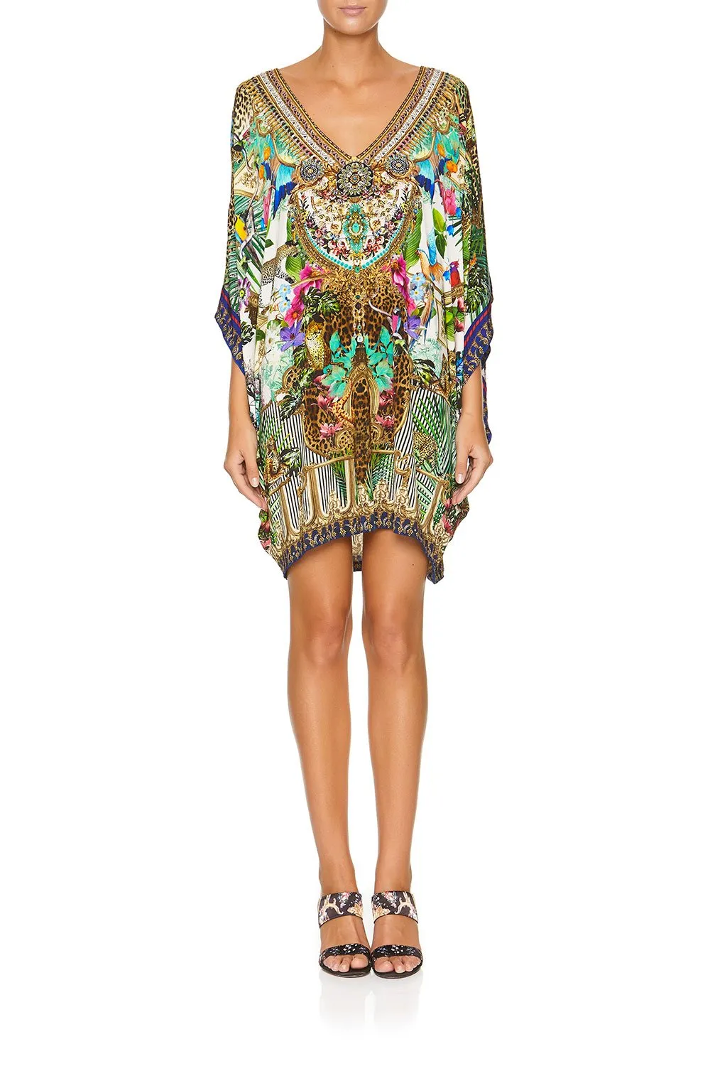 BAT SLEEVE DRESS CHAMPAGNE COAST