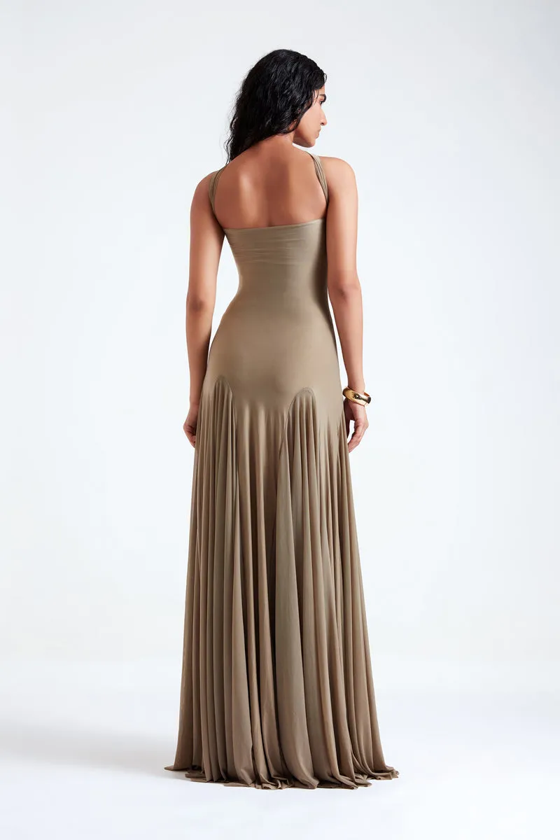 BERTA FRENCH GRAY GOWN