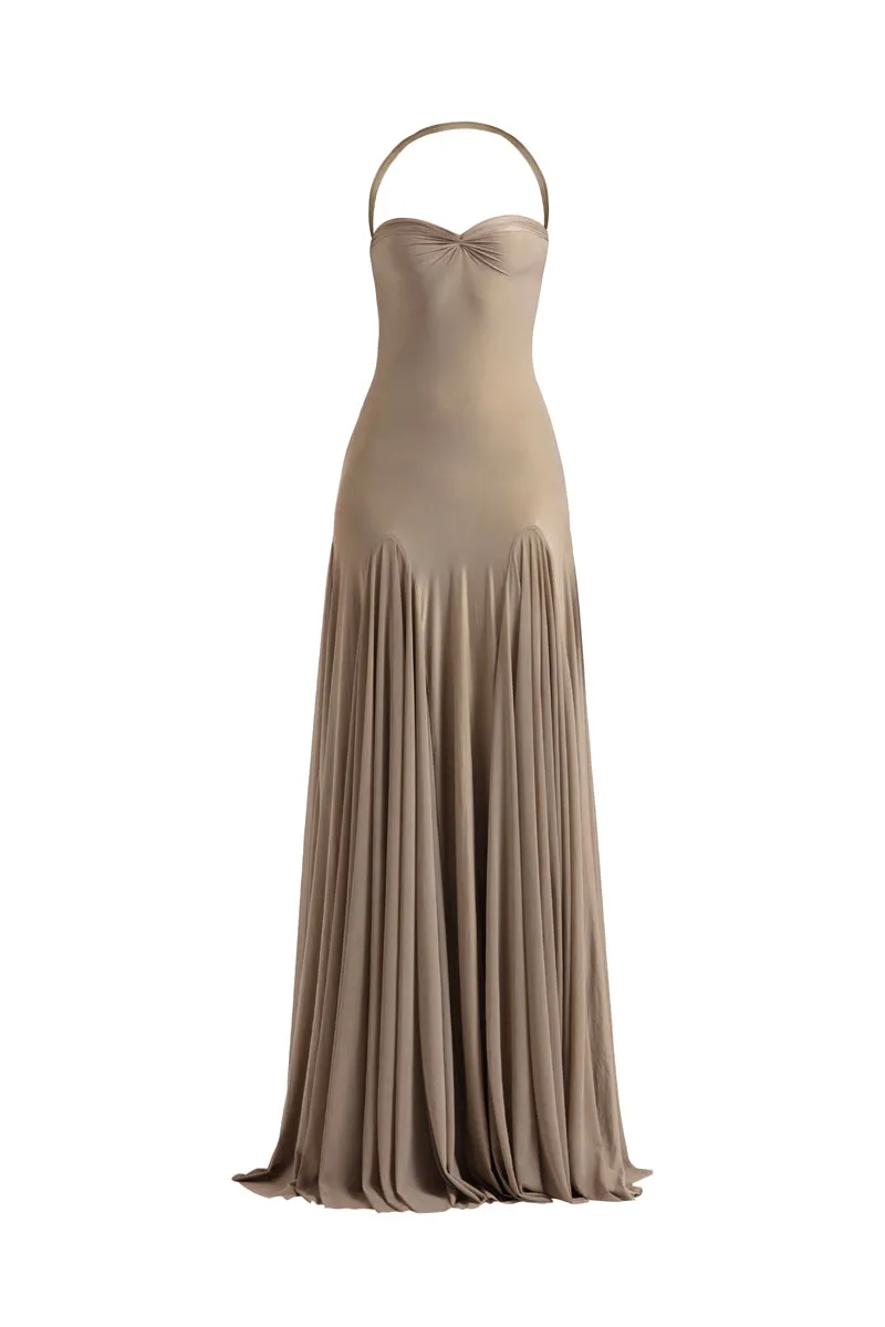 BERTA FRENCH GRAY GOWN