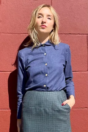 Binty Blouse in Japanese Cotton Flannel