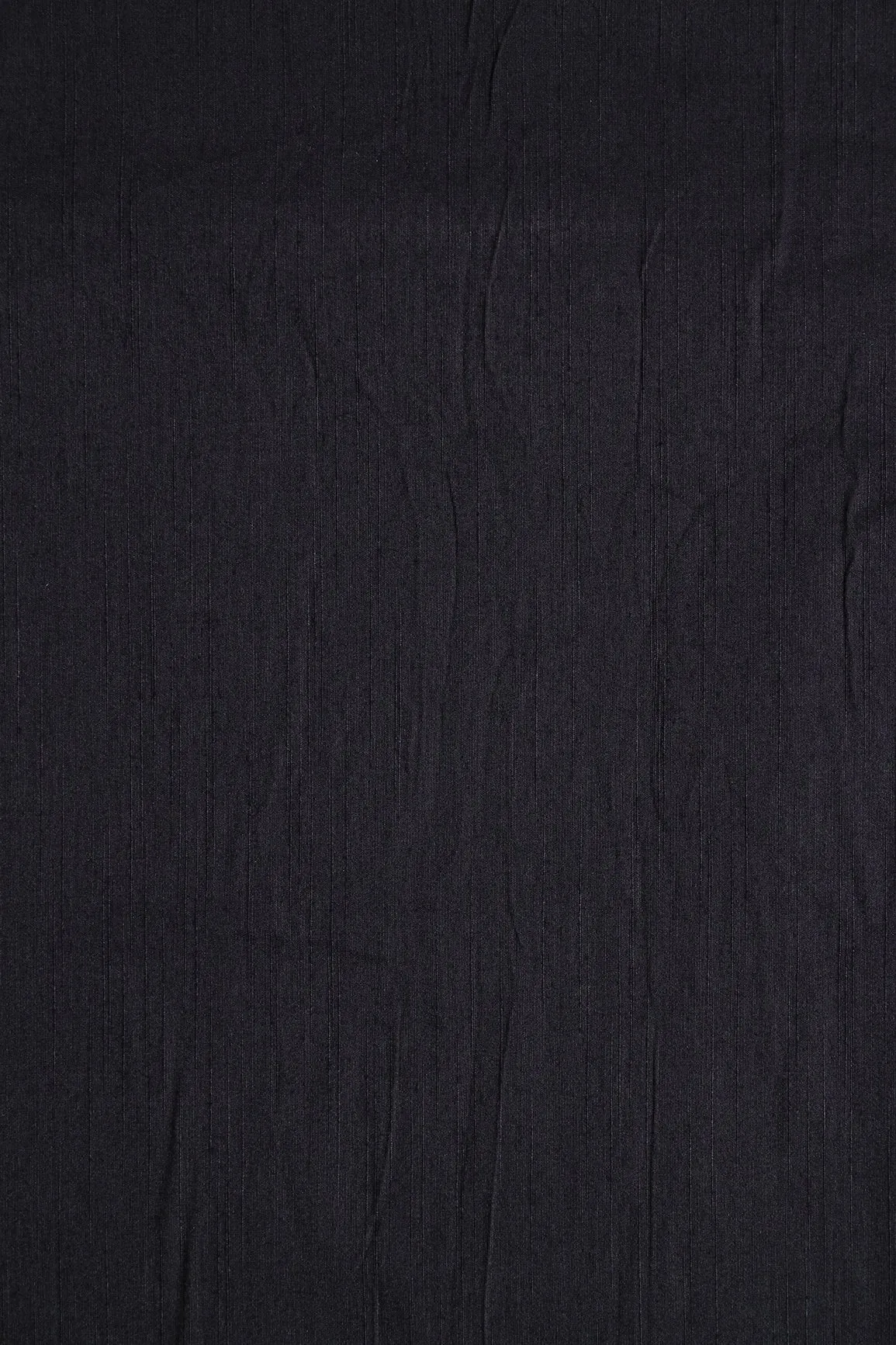 Black Raw Silk Fabric