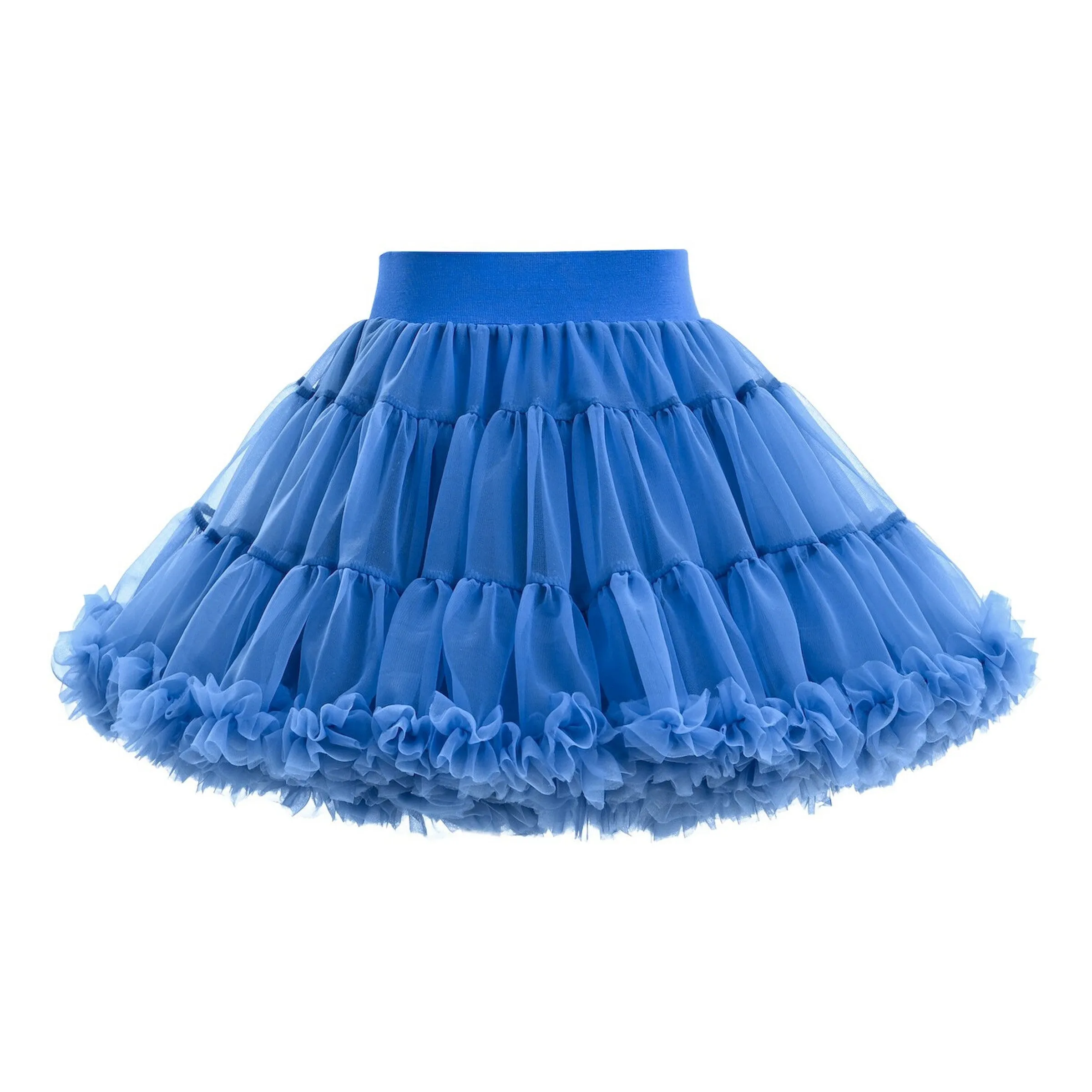 Blue Bow Tulle Skirt