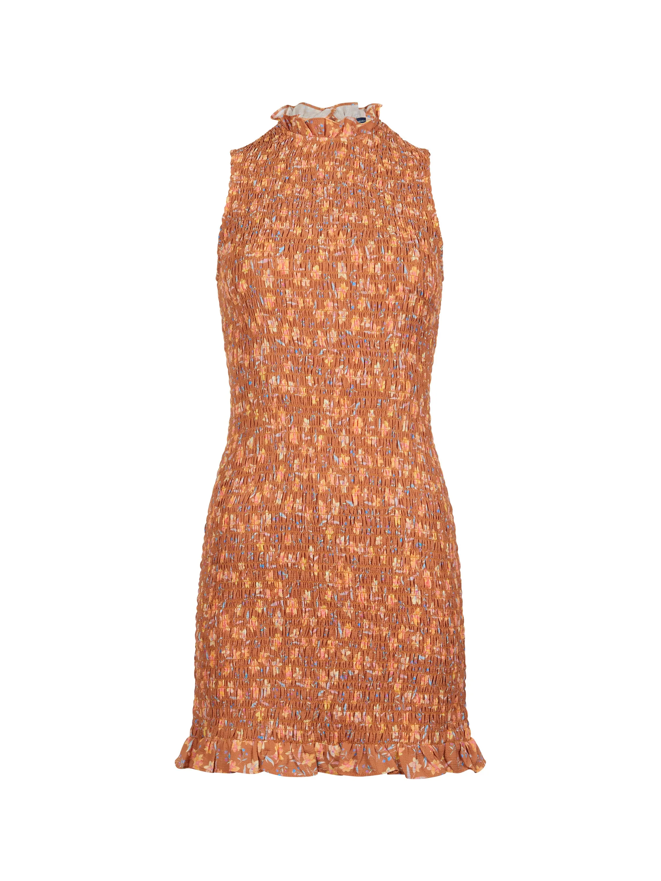 Camille Verona Crepe Smock Dress