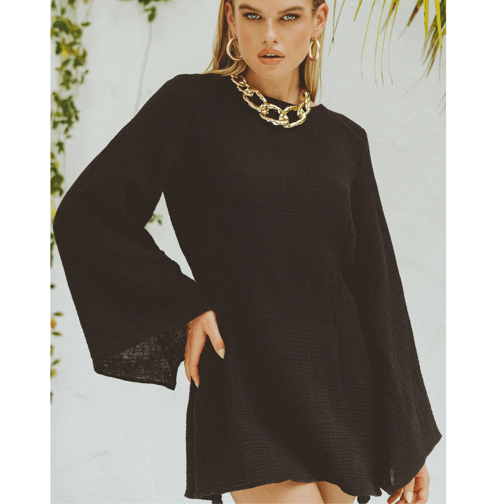 Cecilia Black Mini Dress