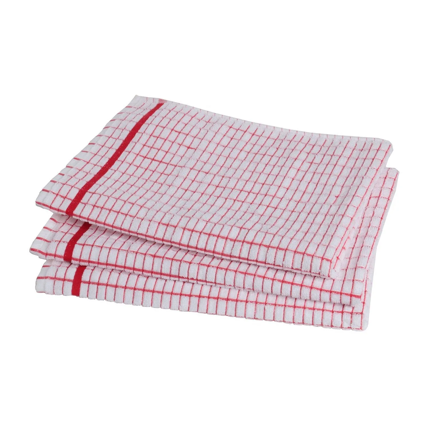 Checkered Design Cotton Dish Towels