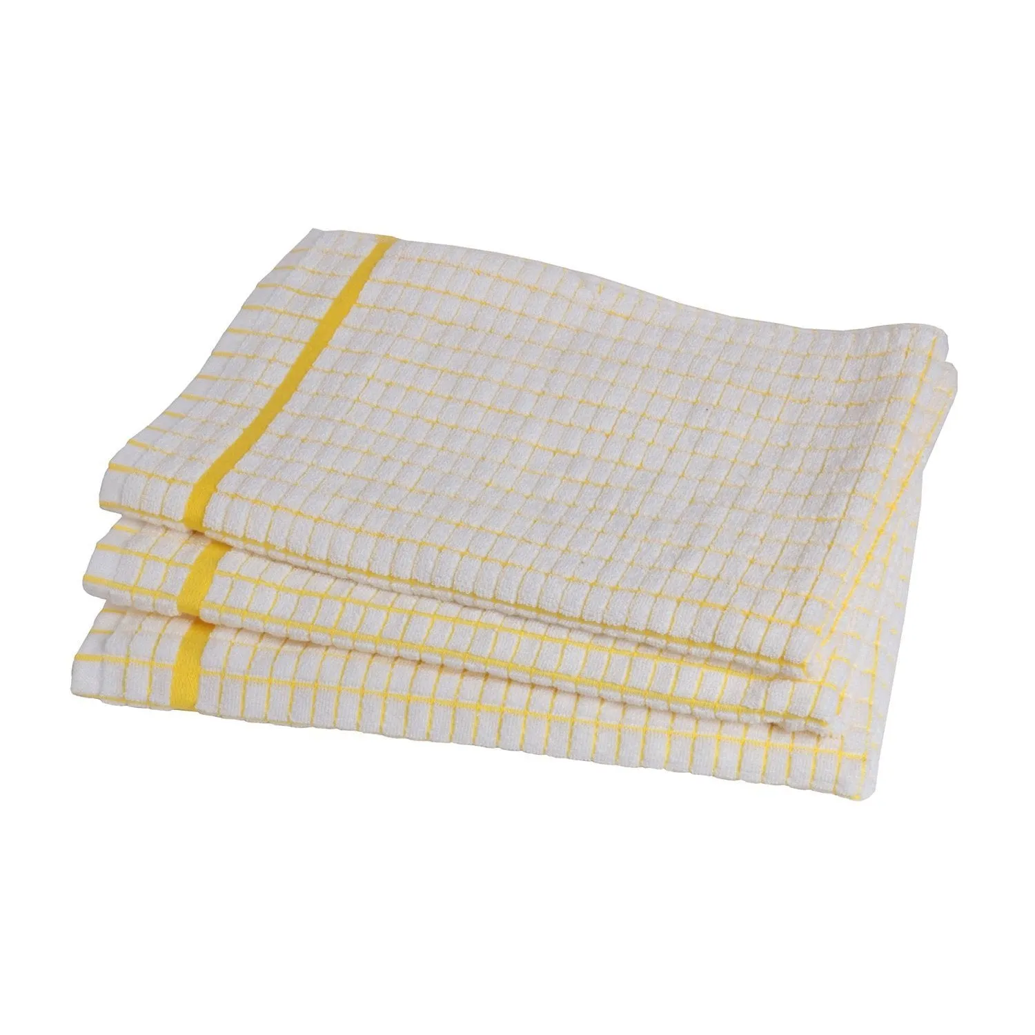 Checkered Design Cotton Dish Towels