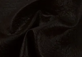 Cloqué Designer Metallic Espresso Brown Silk Brocade