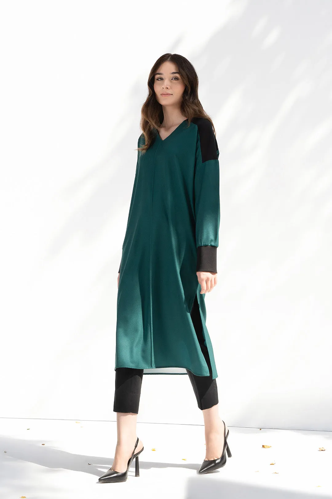 Color Block Long