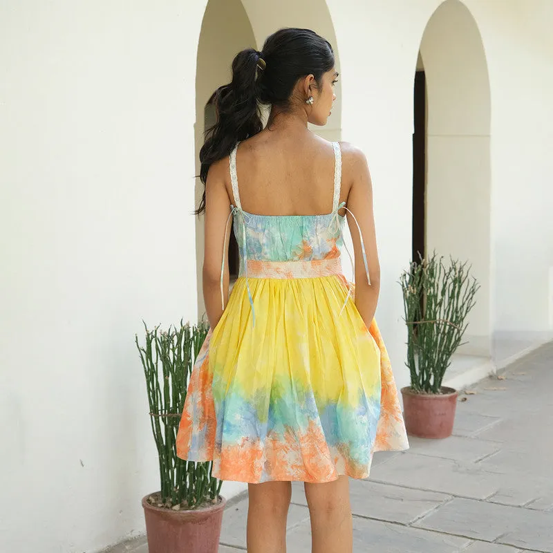 Cotton Dress For Women | Twirling Skirt | Multicolour