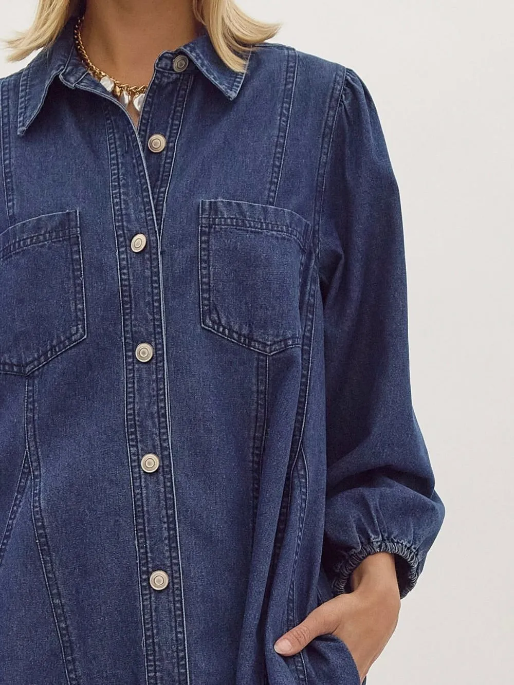 Denim Swing Dress