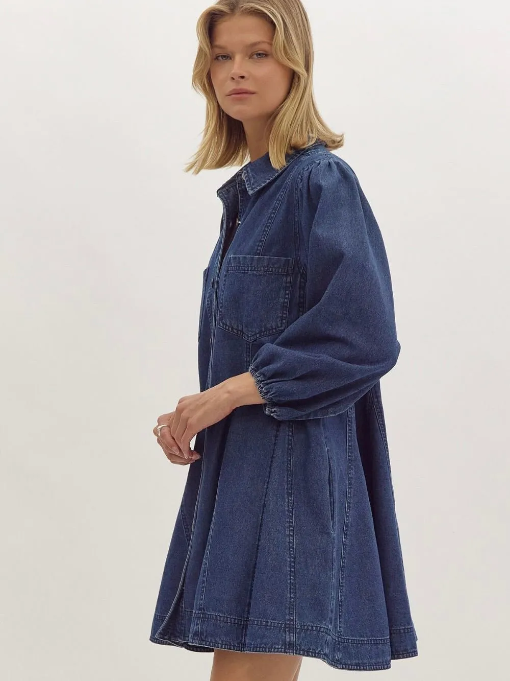 Denim Swing Dress