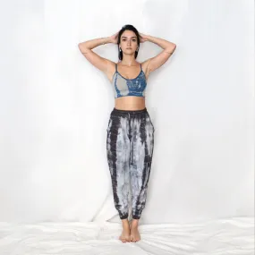 Dyed Jersey Jogger Pants - Grey