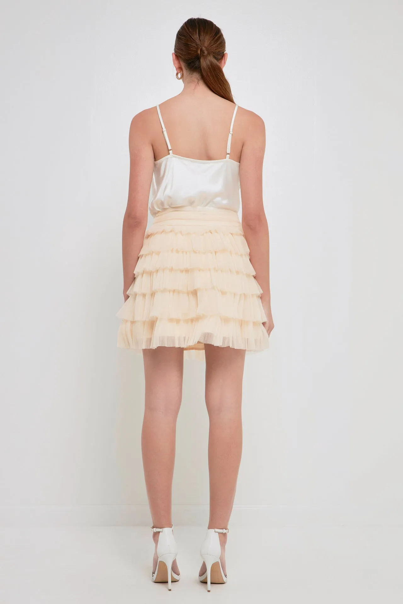 Endless Rose - Tiered Tulle Mini Skirt