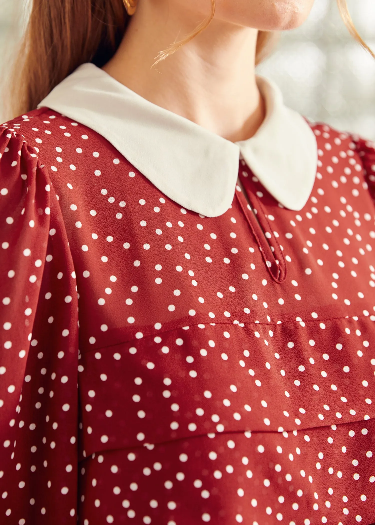 Essence of Every Era Pan Collar Blouse