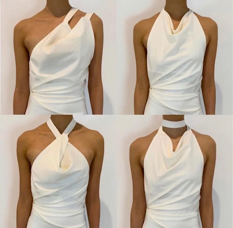 Ethereal Multi-Tie Dress - White