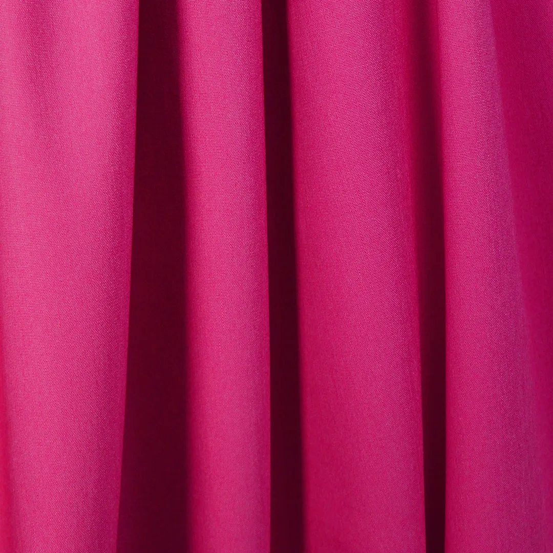 European linen/rayon stretch woven - raspberry