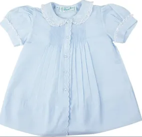 Feltman Brothers - Girls - Dress Blue Scalloped Trim Slip - 3mo