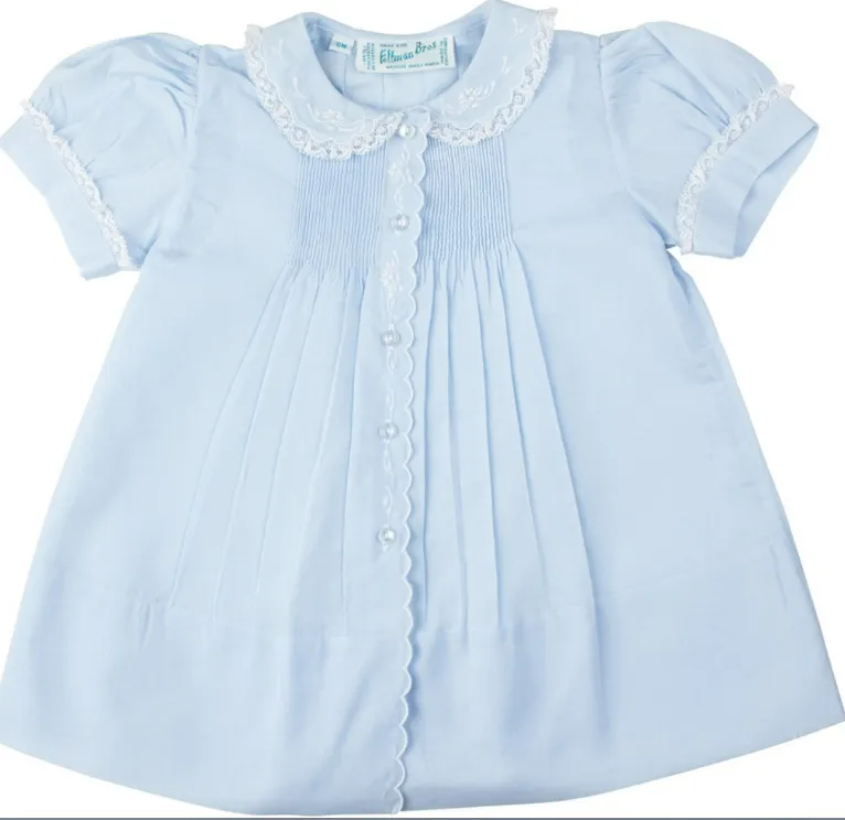 Feltman Brothers - Girls - Dress Blue Scalloped Trim Slip - 3mo