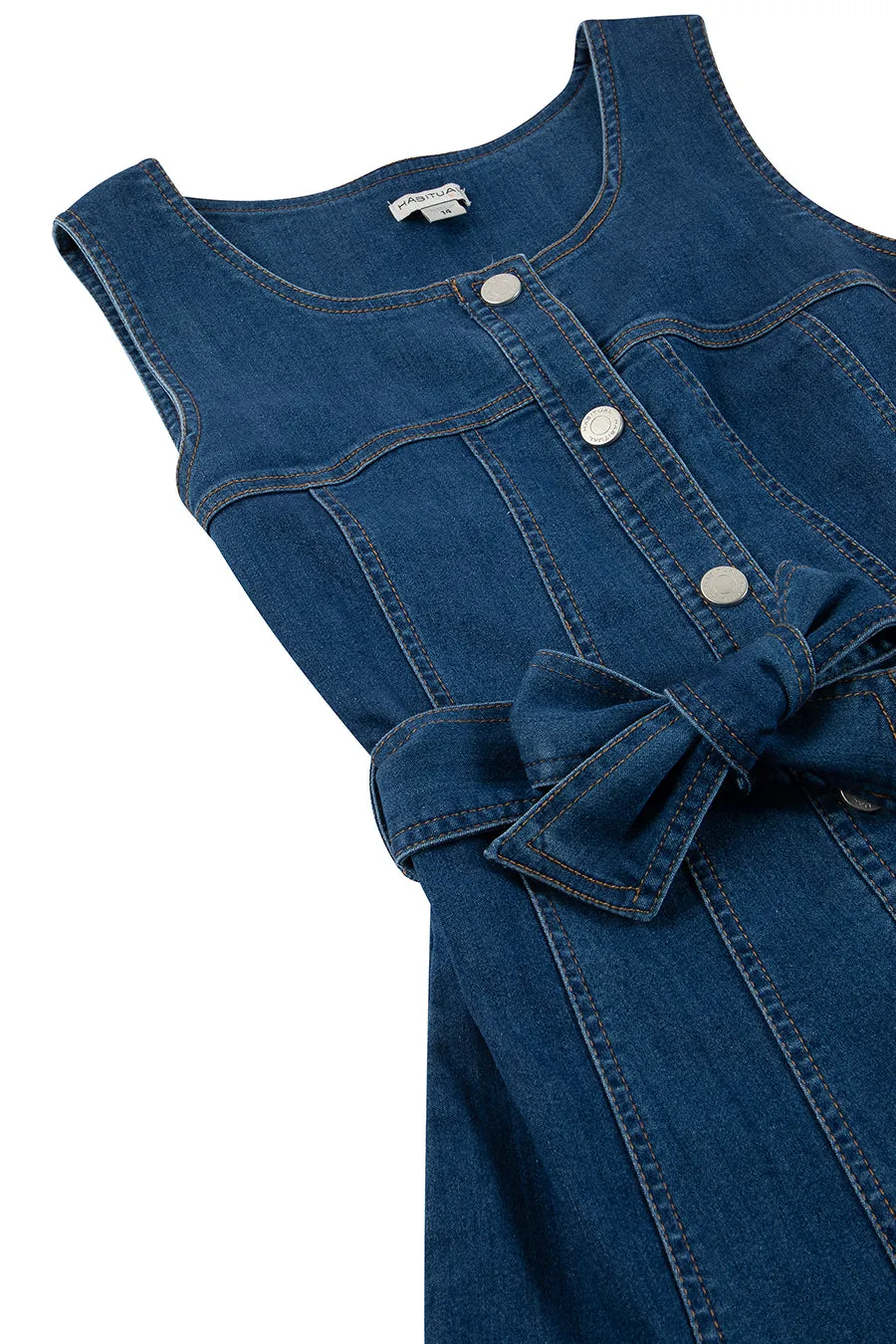 Girls Dress Habitual Kids Denim Ruffle