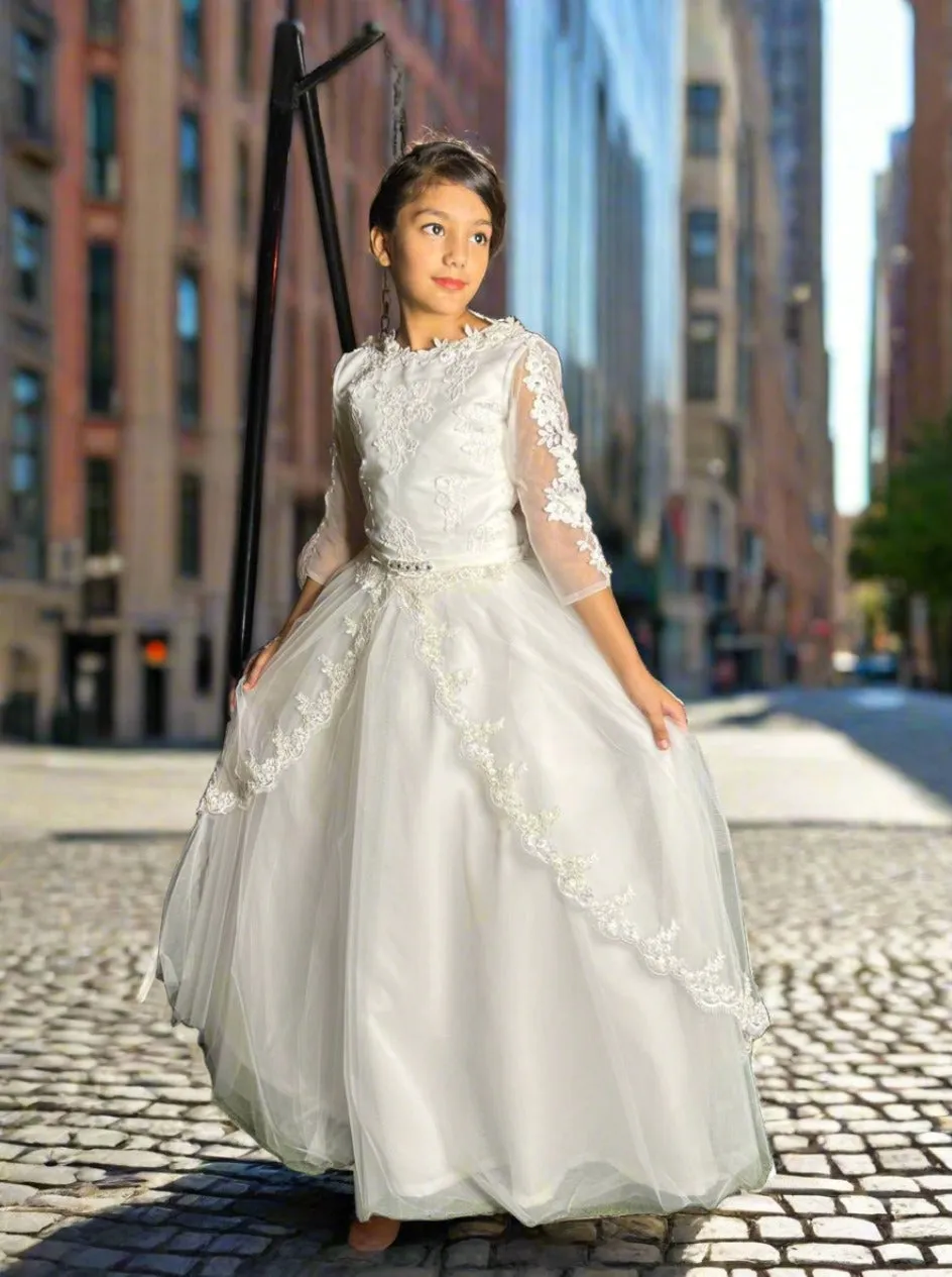 GownLink Holycommunion Dress for Your Little Princess HLC5