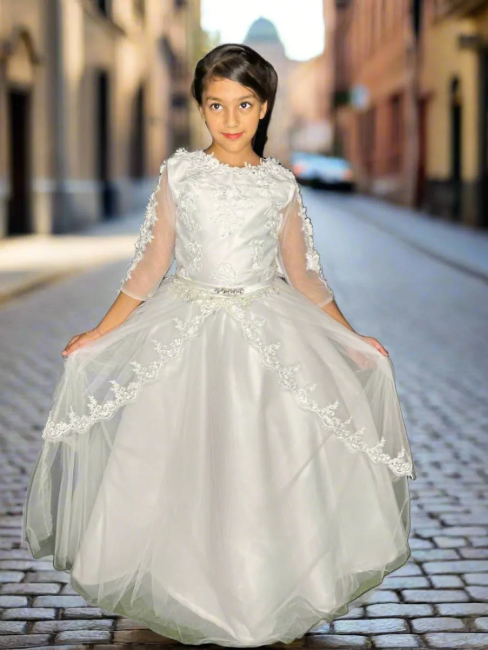 GownLink Holycommunion Dress for Your Little Princess HLC5