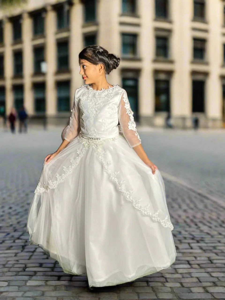 GownLink Holycommunion Dress for Your Little Princess HLC5