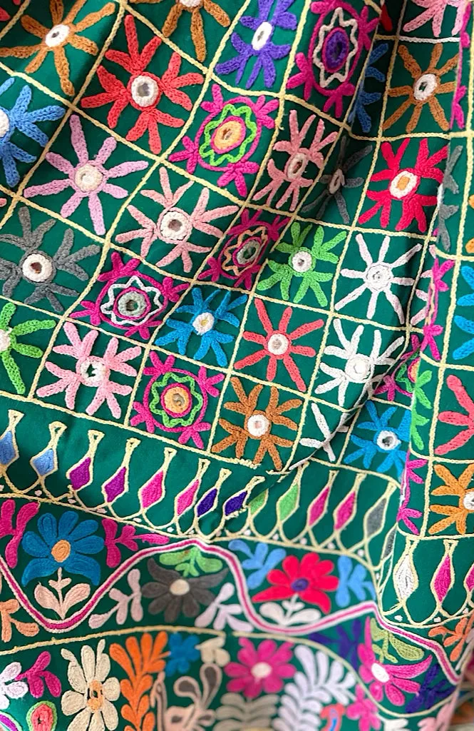 Gypsy Hand Embroidered Vintage Women's Banjara Skirt