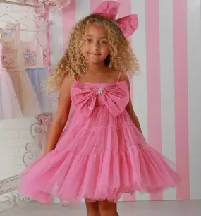 Hot Pink Babydoll Dress