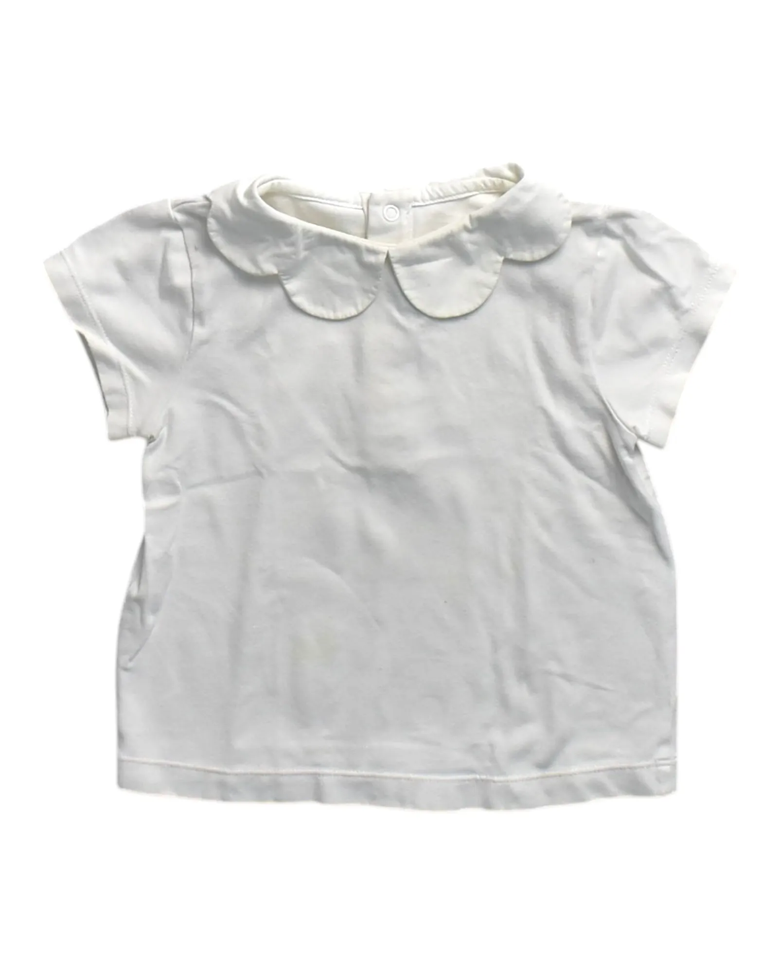 Jacadi Peter Pan Collar Top 24M