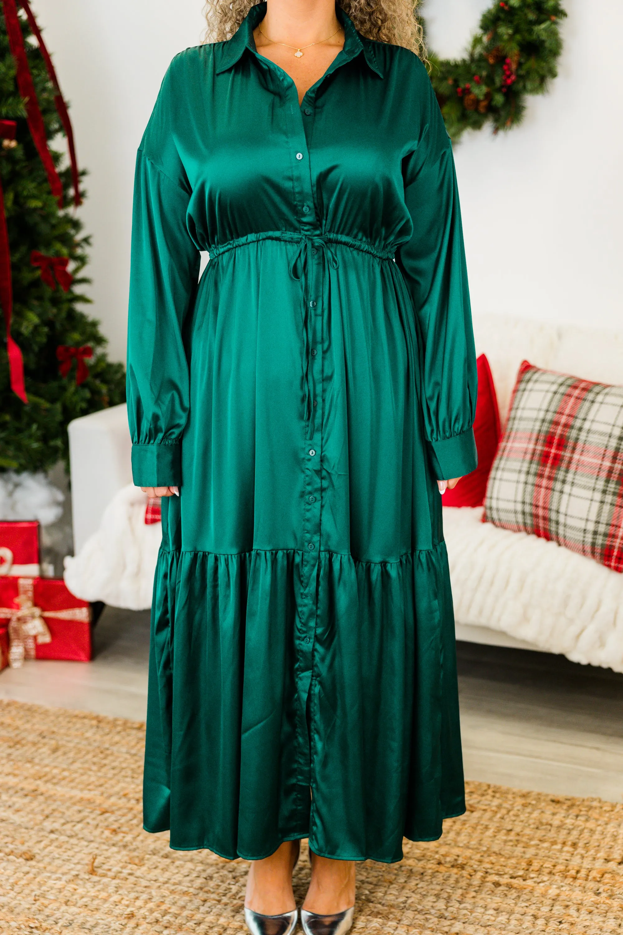 Kept Secrets Maxi Dress, Teal