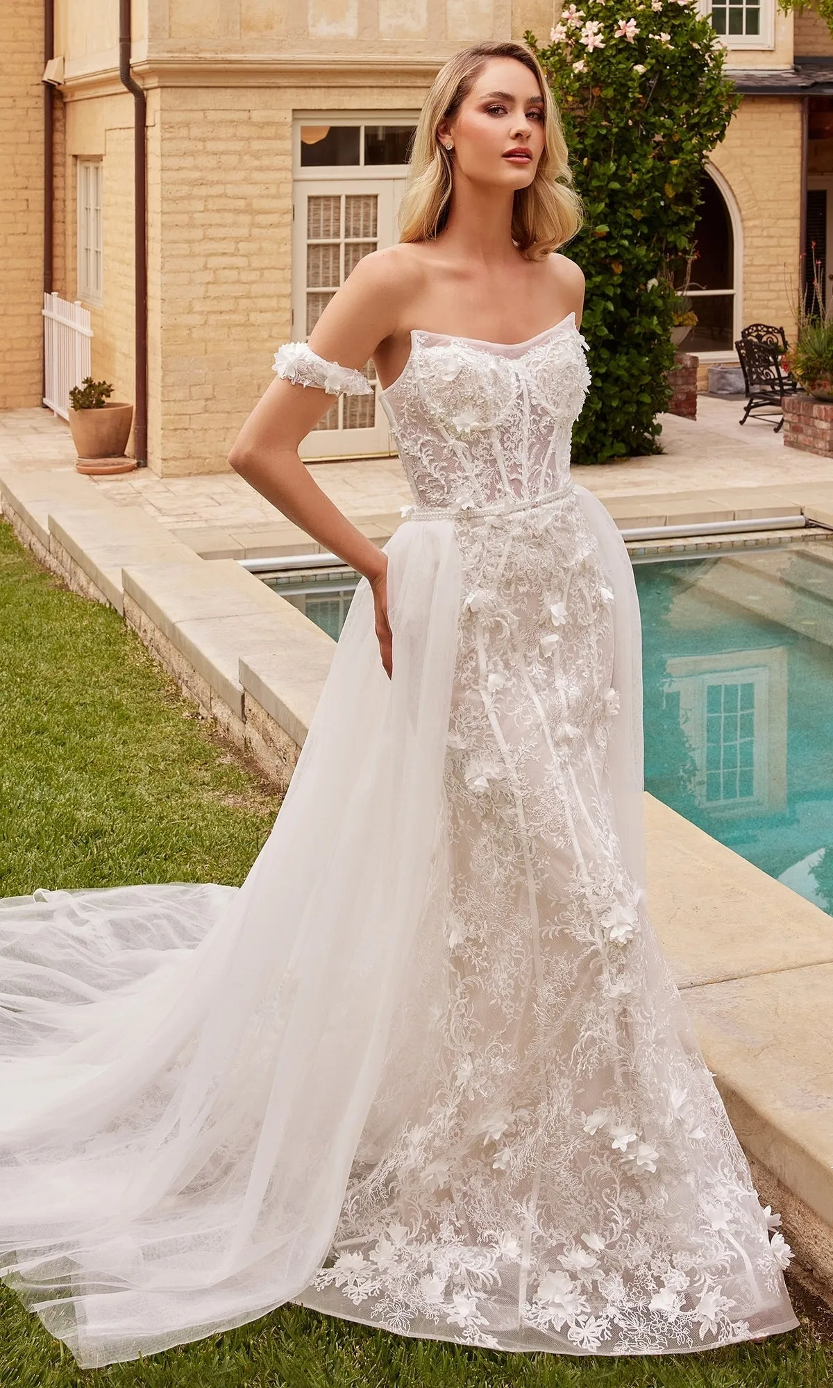 Long Formal Dress CD861W by Ladivine