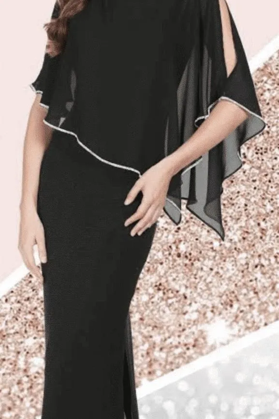Lyman Dress Style 179257-BLKS Black/Silver