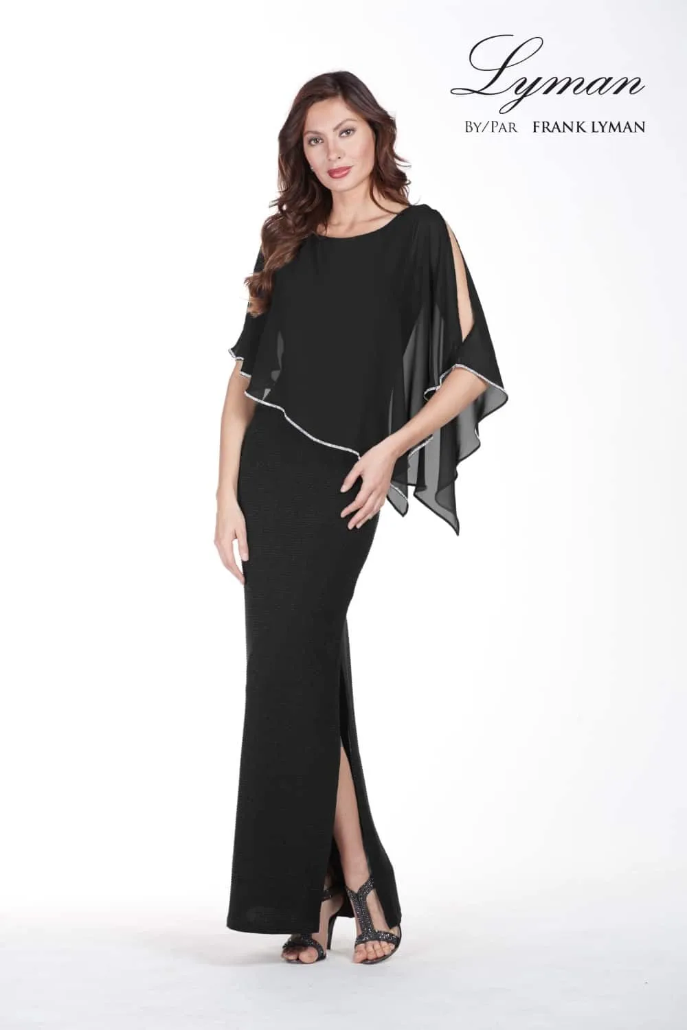 Lyman Dress Style 179257-BLKS Black/Silver
