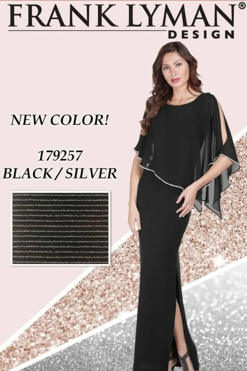 Lyman Dress Style 179257-BLKS Black/Silver