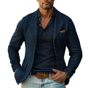 Men's Wedding Casual Knit Blazer 81323124X