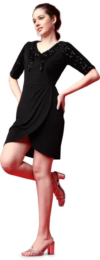 Midnight Elegance Bodycon Dress