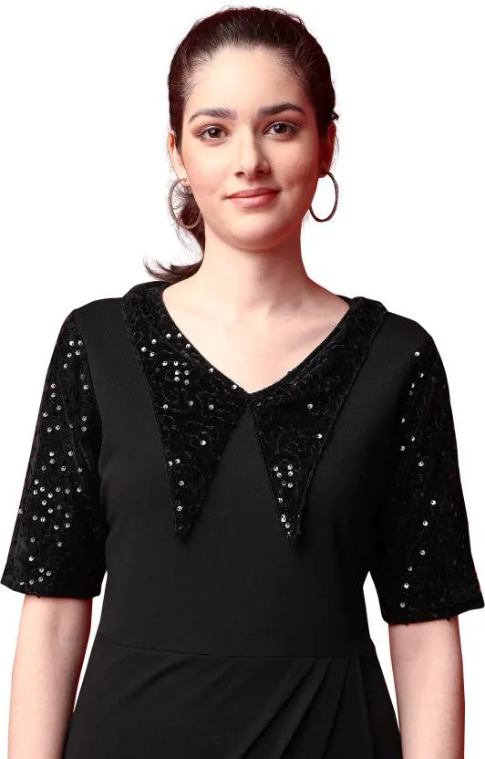 Midnight Elegance Bodycon Dress