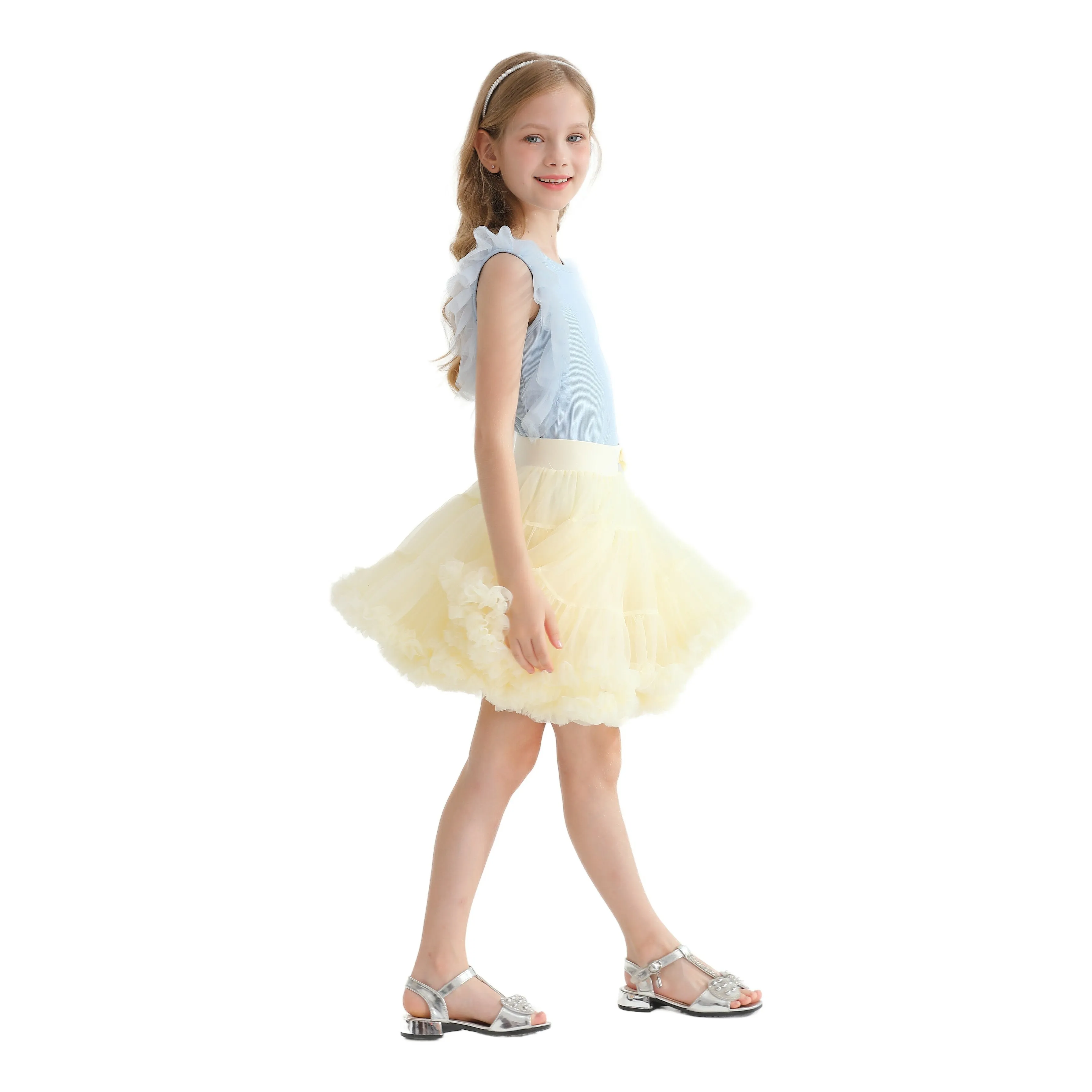 Multicolor Pomona Ruffle Skirt Outfit