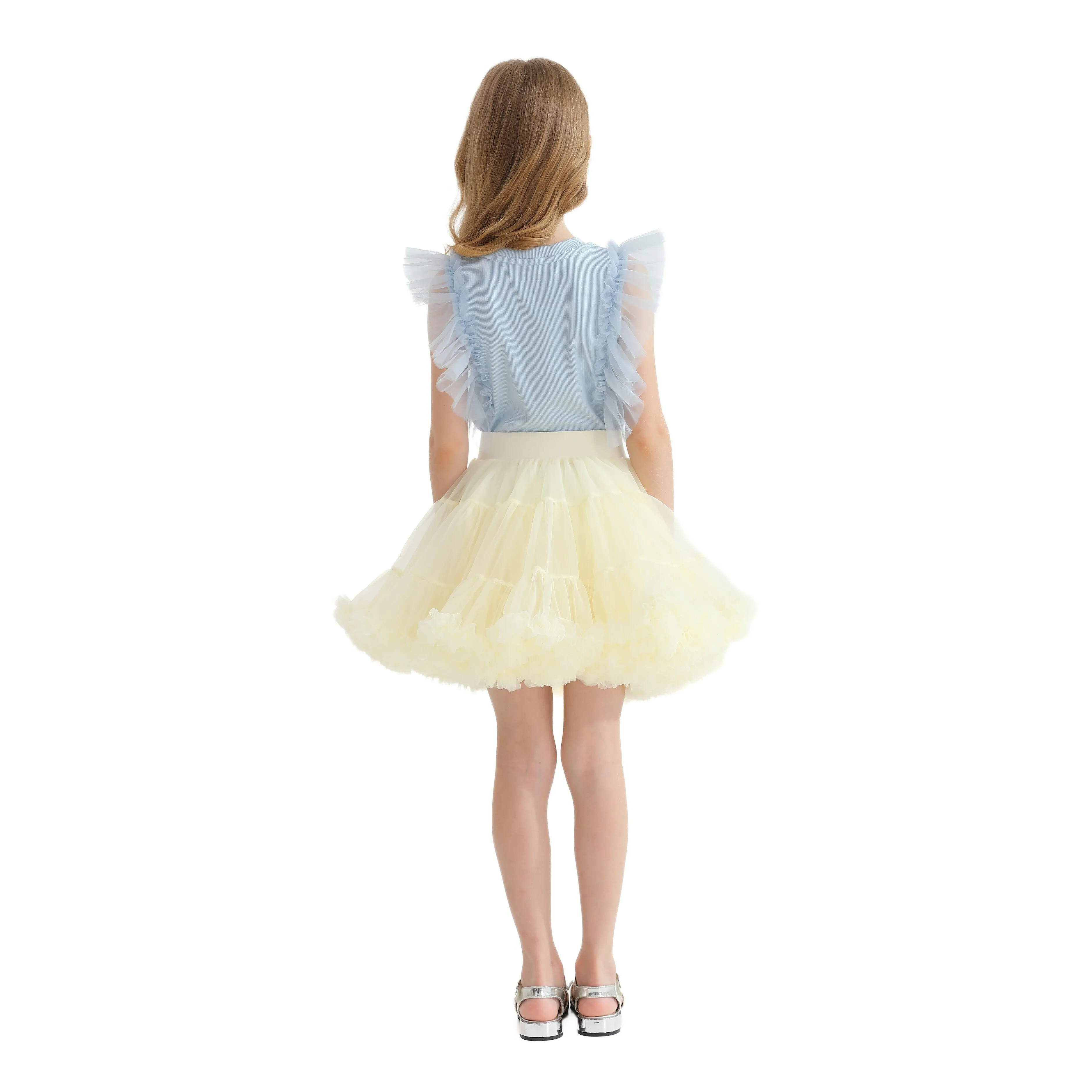 Multicolor Pomona Ruffle Skirt Outfit
