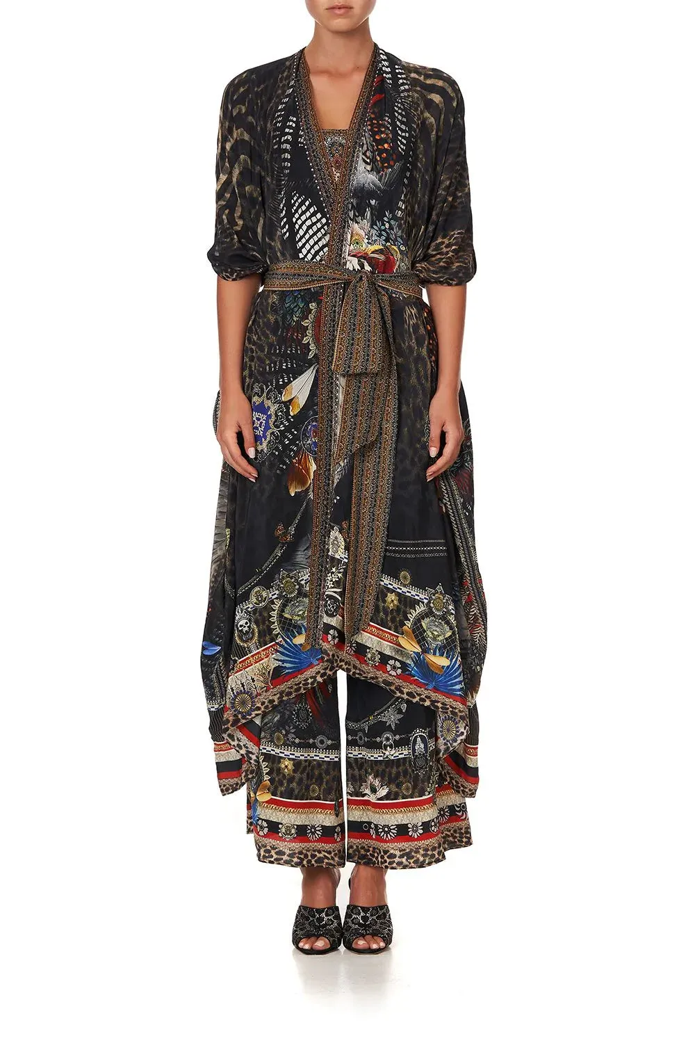 Multiwear Draped Kimono - Treasue Chaser