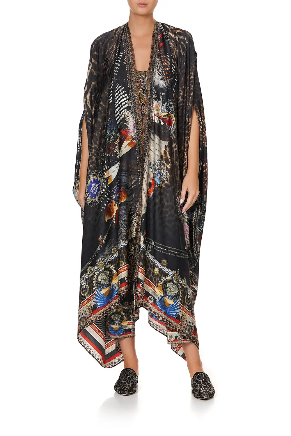 Multiwear Draped Kimono - Treasue Chaser