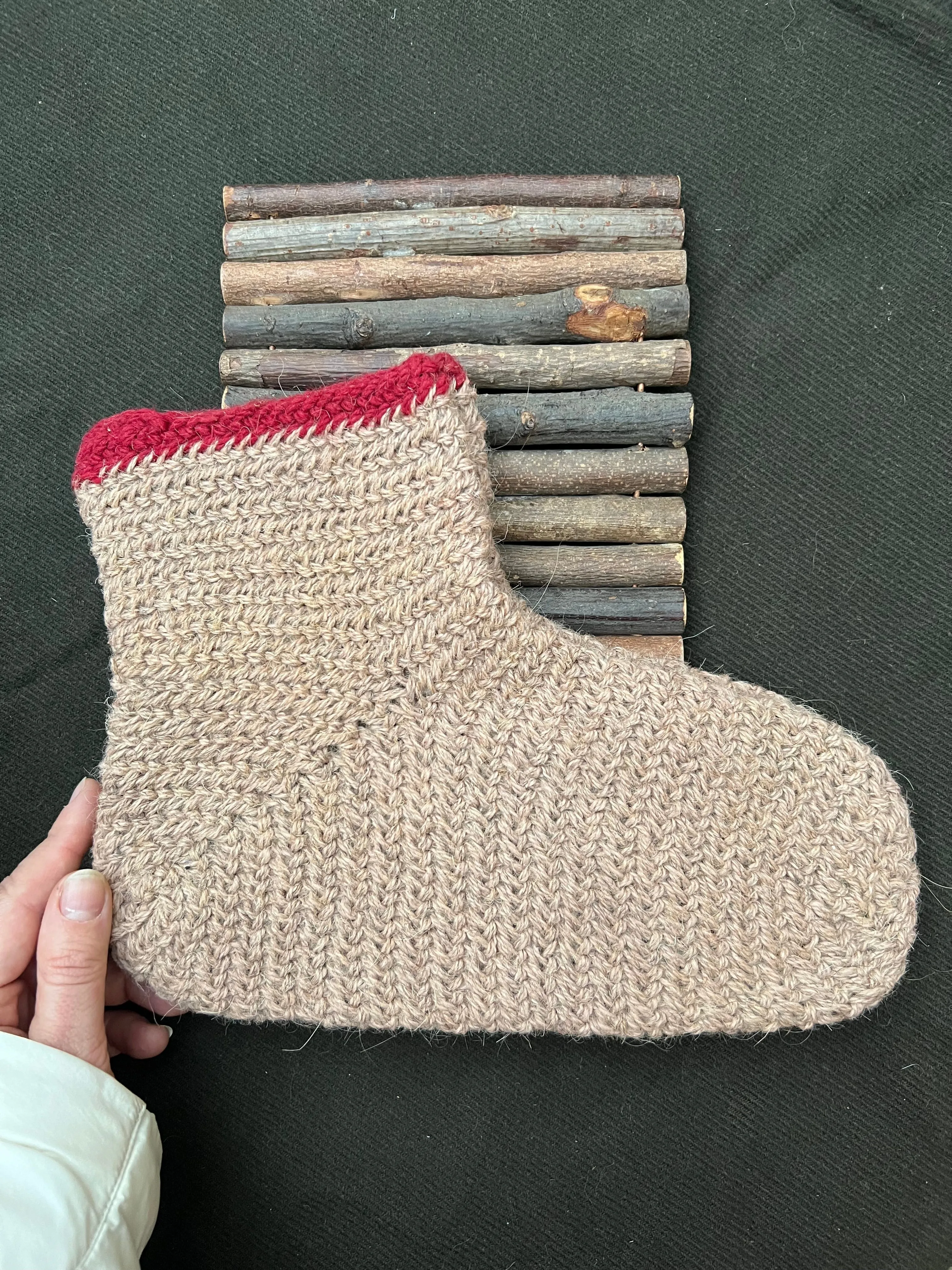 Nalbinding socks / Needle binding socks