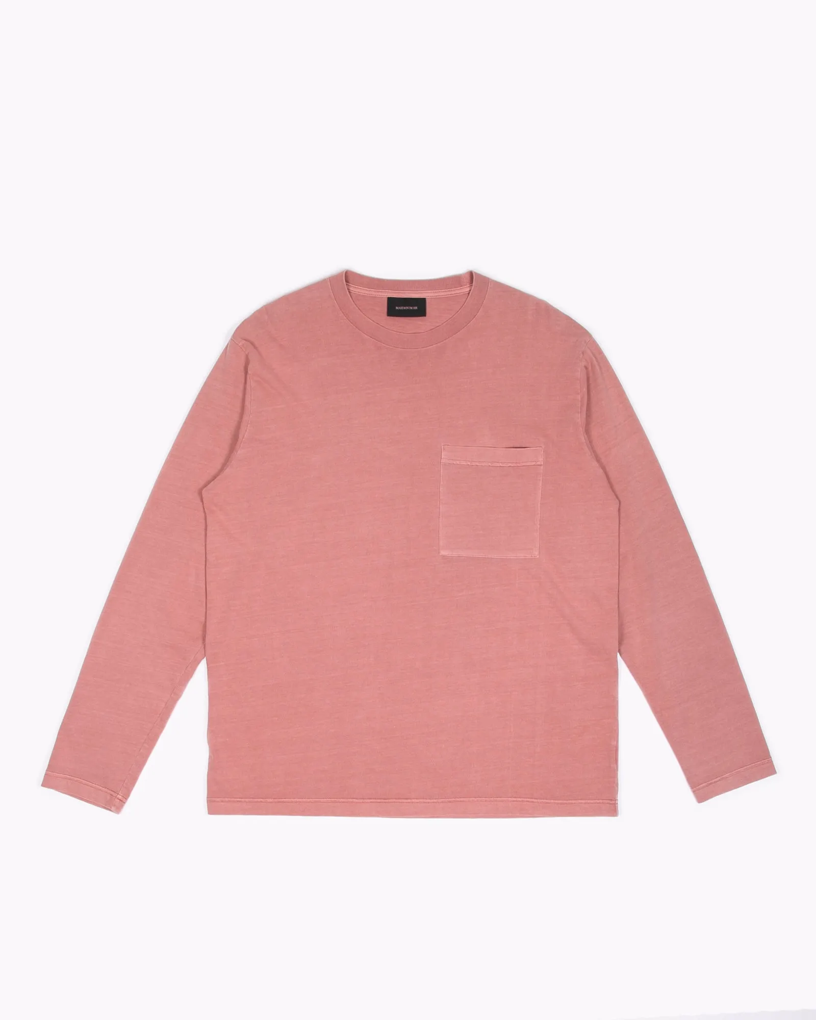 Natural Dyed Block LS Jersey - Brick