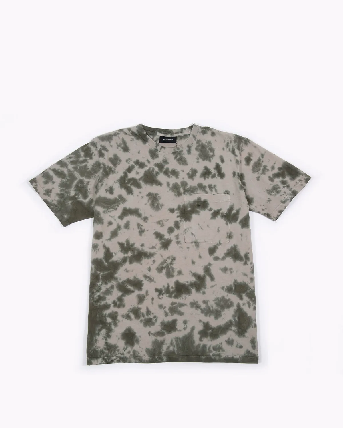 Natural Dyed Block SS Jersey - Smoke Mist