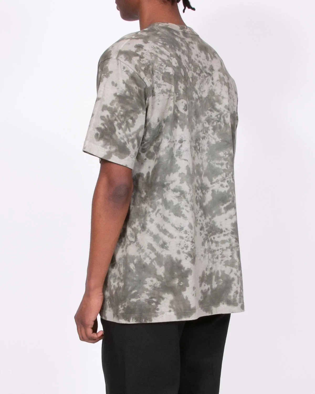 Natural Dyed Block SS Jersey - Smoke Mist
