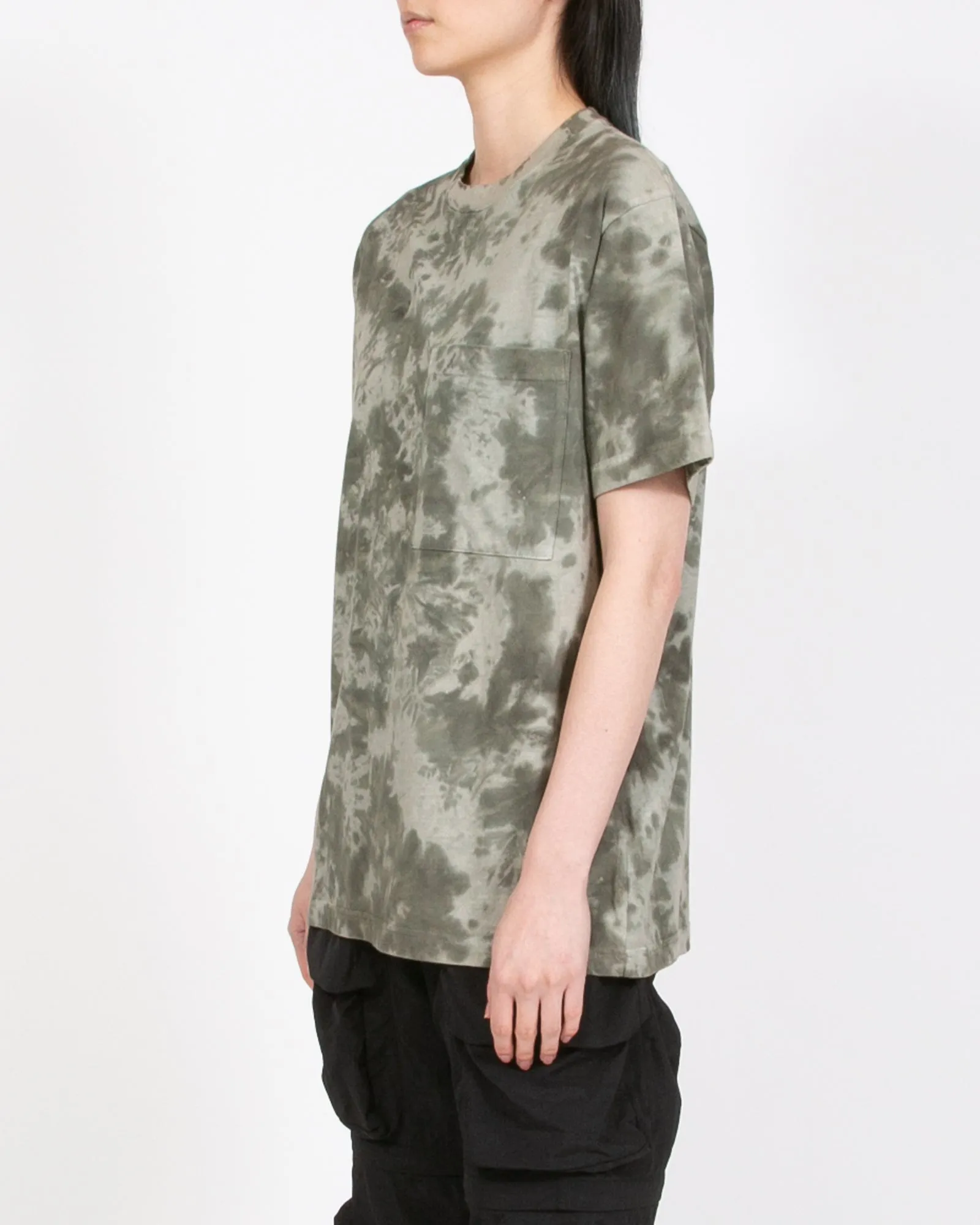 Natural Dyed Block SS Jersey - Smoke Mist